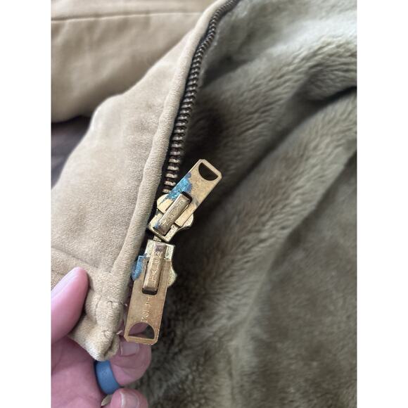 VTG 70s Distressed Zero King Full Zip Men's M Sherpa Lined Jacket Coat Gorp Core - Picture 15 of 16